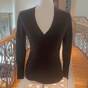 Classiques Entier Brown Wrap long sleeve top Sz M